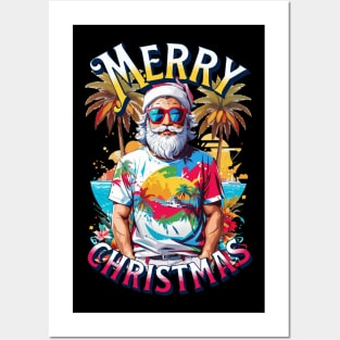 Merry Christmas Beach Cruise: Santa's Delight Posters and Art